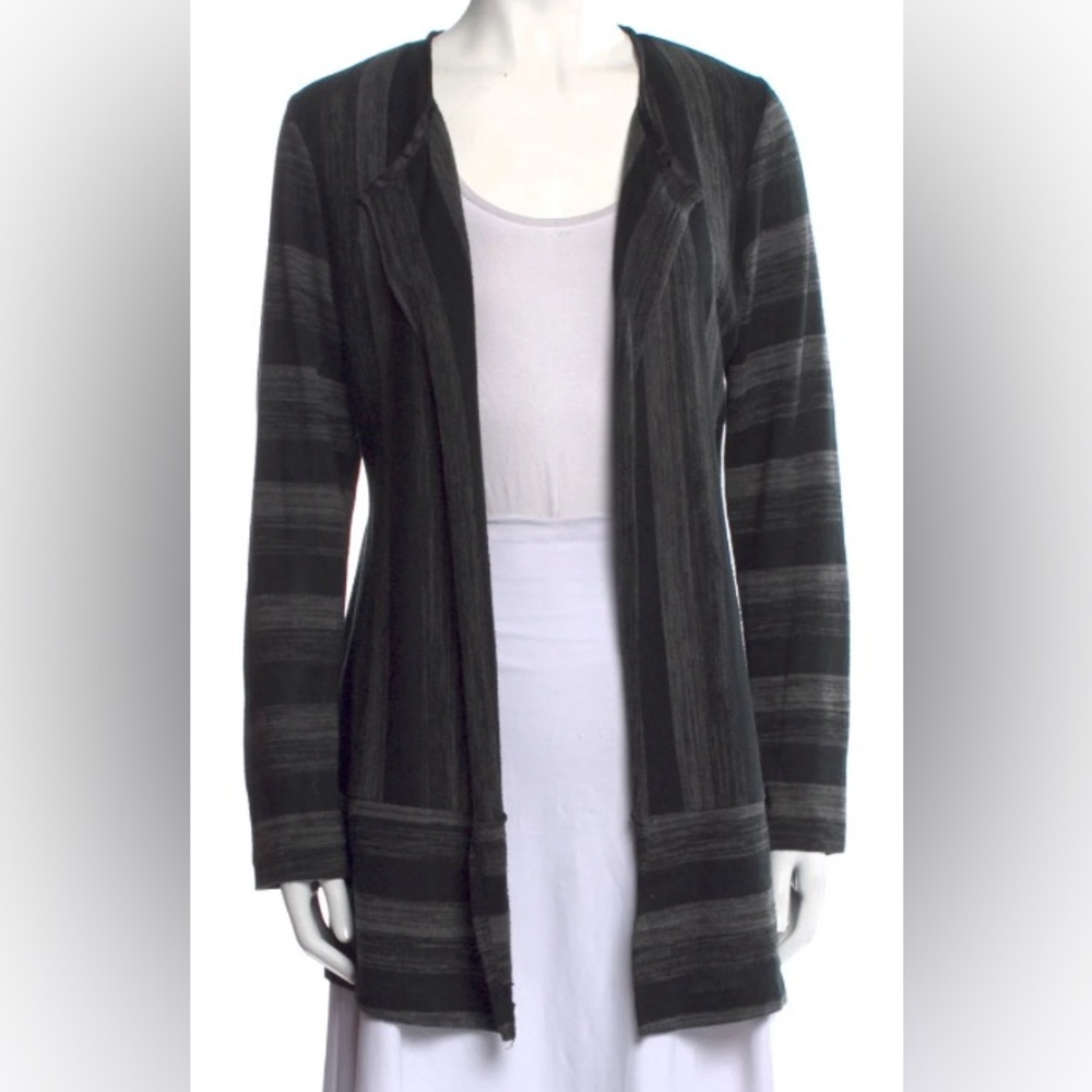 AREA Luxury Striped Cardigan